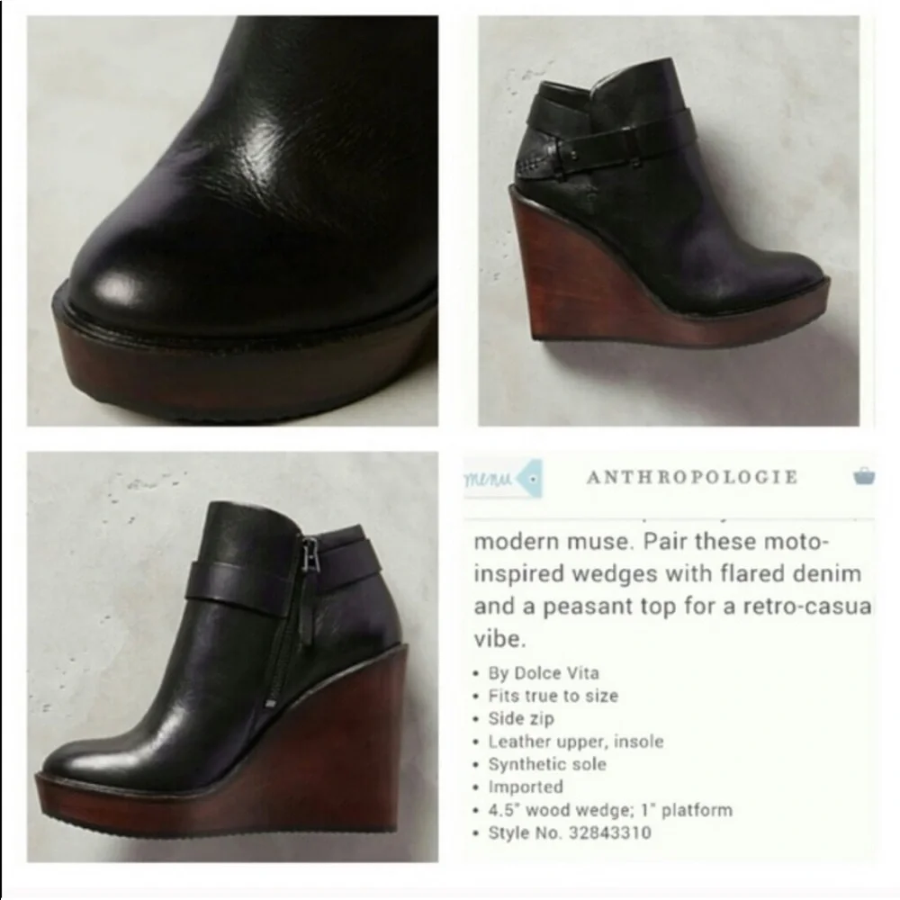 Dolce Vita Color Wedge Bootie Size 7 - Picture 2 of 11
